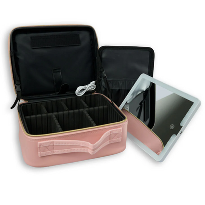 Cosmetiquera MIRRA con Luz LED ✨