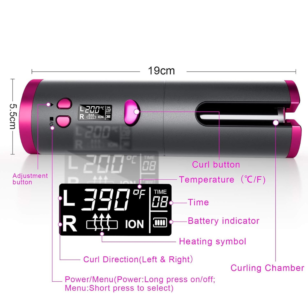 RIZZA – Rizadora Portátil Automática