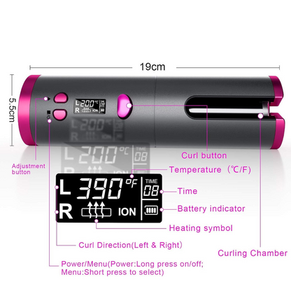 RIZZA – Rizadora Portátil Automática